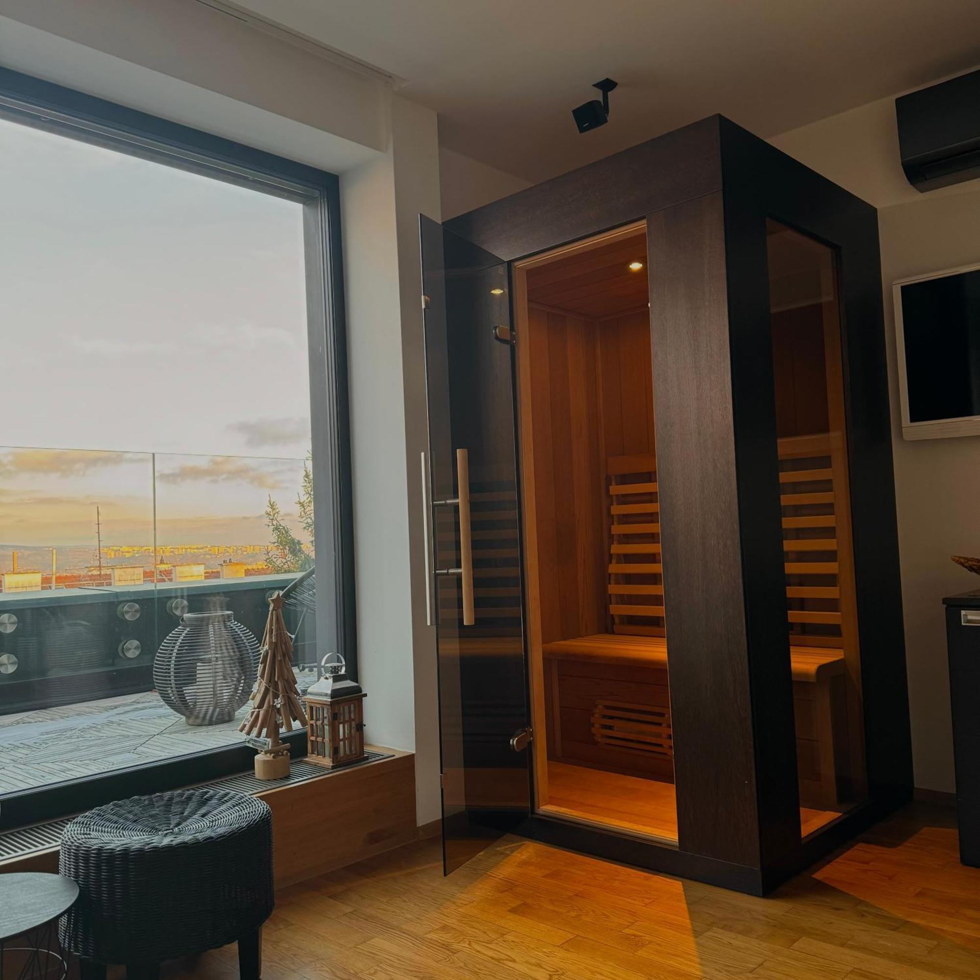 Apartman Se Saunou A Terasou S Vyhledem Na Brno Eksteriør billede