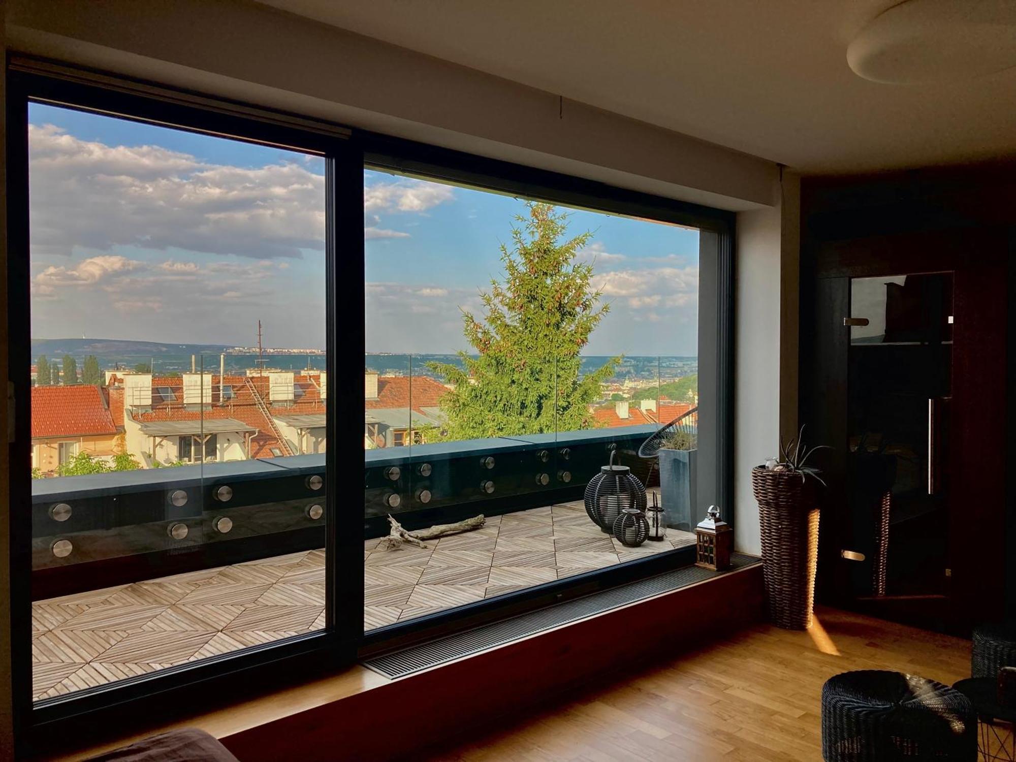 Apartman Se Saunou A Terasou S Vyhledem Na Brno Eksteriør billede
