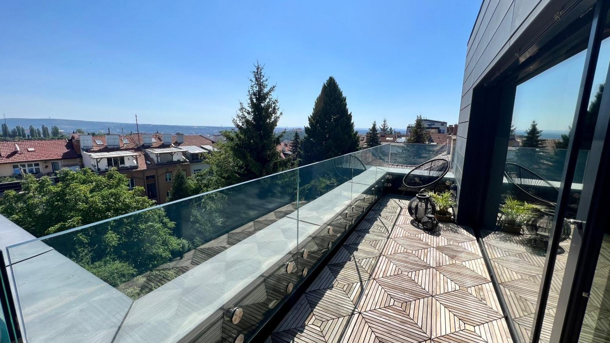 Apartman Se Saunou A Terasou S Vyhledem Na Brno Eksteriør billede